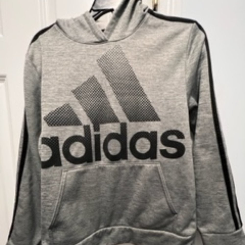 adidas youth 14/16 large sweatshirt hoodie